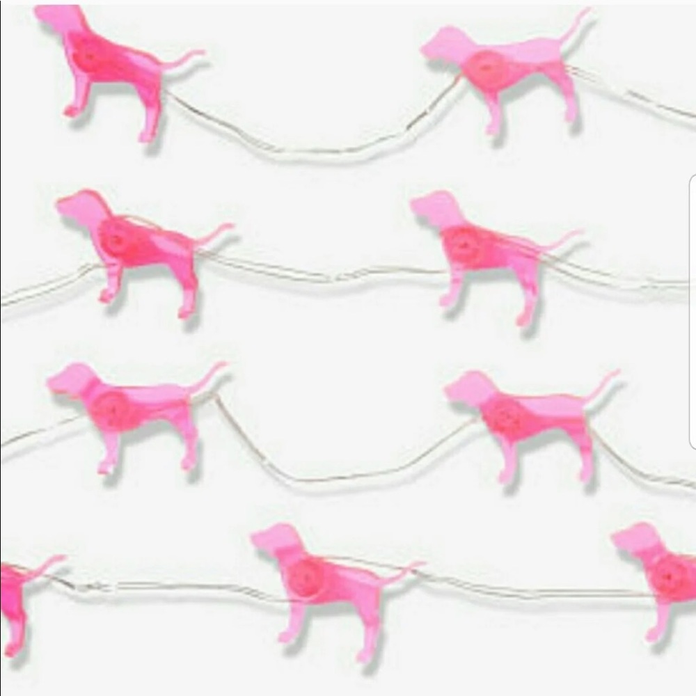 Vs/pink string lights